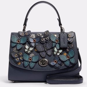 NWT TILLY TOP HANDLE WITH BUTTERFLY APPLIQUÉ